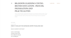 Desktop Screenshot of brandoncentre.blogspot.com