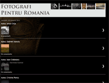 Tablet Screenshot of fotografipentruromania.blogspot.com