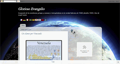 Desktop Screenshot of gloriosoevangelio.blogspot.com