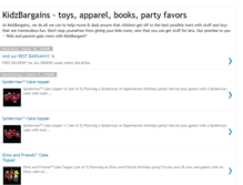 Tablet Screenshot of kidzbargains.blogspot.com