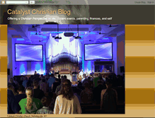 Tablet Screenshot of catalystchristian.blogspot.com