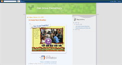 Desktop Screenshot of oakgroveelementary.blogspot.com