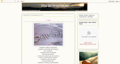 Desktop Screenshot of ilhadeinspiracao.blogspot.com