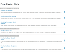 Tablet Screenshot of free-casinoslots.blogspot.com