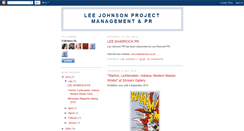 Desktop Screenshot of leejohnsonpr.blogspot.com