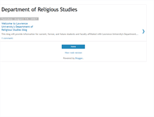 Tablet Screenshot of lureligiousstudies.blogspot.com