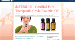 Desktop Screenshot of doterra-oil.blogspot.com