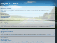 Tablet Screenshot of imaginetonavenir.blogspot.com