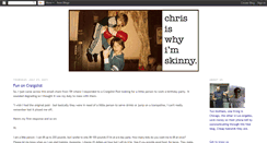 Desktop Screenshot of chrisiswhyimskinny.blogspot.com