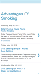 Mobile Screenshot of advantagesofsmoking.blogspot.com