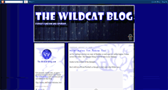 Desktop Screenshot of itsthewildcatblog.blogspot.com