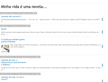 Tablet Screenshot of minhavidaehumanovela.blogspot.com