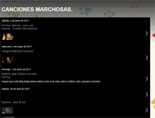 Tablet Screenshot of cancionesmarchosas.blogspot.com