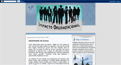 Desktop Screenshot of impactoorganizacional.blogspot.com