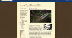 Desktop Screenshot of movingtowardsustainability.blogspot.com