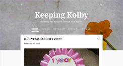 Desktop Screenshot of keepingkolby.blogspot.com