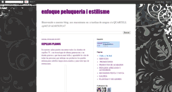 Desktop Screenshot of enfoquepeluqueriaiestilisme.blogspot.com