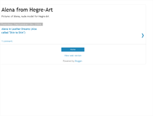 Tablet Screenshot of alena-hegreart.blogspot.com