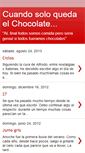 Mobile Screenshot of chocolateyqueso.blogspot.com
