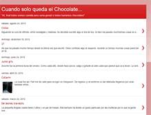 Tablet Screenshot of chocolateyqueso.blogspot.com