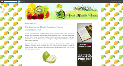 Desktop Screenshot of fruithealthfacts.blogspot.com
