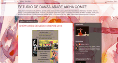 Desktop Screenshot of aishacomte.blogspot.com