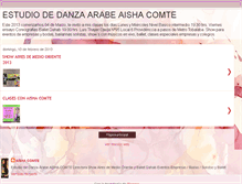 Tablet Screenshot of aishacomte.blogspot.com