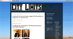 Desktop Screenshot of citylimitsnews.blogspot.com