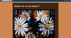 Desktop Screenshot of mulher-flor-flor-muher.blogspot.com