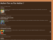 Tablet Screenshot of mulher-flor-flor-muher.blogspot.com