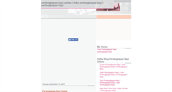 Desktop Screenshot of perlengkapanbayionline.blogspot.com