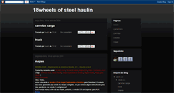 Desktop Screenshot of 18wheels-of-steel-hulin.blogspot.com