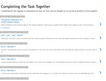 Tablet Screenshot of completingthetask.blogspot.com