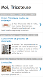 Mobile Screenshot of moi-tricoteuse.blogspot.com