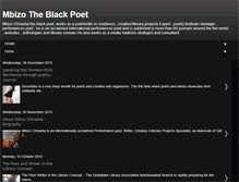 Tablet Screenshot of mbizotheblackpoet.blogspot.com