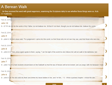 Tablet Screenshot of abereanwalk.blogspot.com
