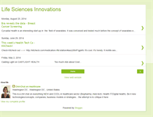 Tablet Screenshot of healthcareinnovations.blogspot.com