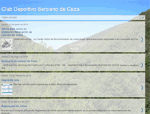 Tablet Screenshot of clubdeportivobercianodecaza.blogspot.com