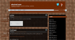 Desktop Screenshot of devival.blogspot.com