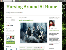 Tablet Screenshot of horsingaroundathome.blogspot.com