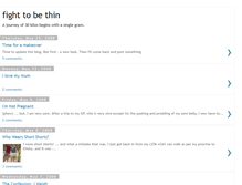 Tablet Screenshot of fighttobethin.blogspot.com