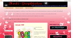 Desktop Screenshot of anti-sophistes-world.blogspot.com