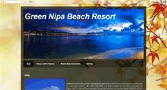 Desktop Screenshot of greennipabeachresort.blogspot.com