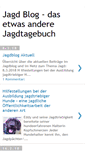 Mobile Screenshot of jagdblog.blogspot.com