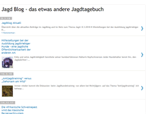 Tablet Screenshot of jagdblog.blogspot.com