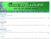 Tablet Screenshot of causanobre.blogspot.com
