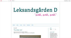 Desktop Screenshot of leksandsgardend.blogspot.com
