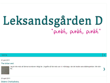 Tablet Screenshot of leksandsgardend.blogspot.com