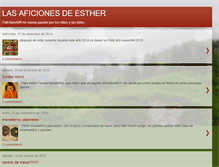 Tablet Screenshot of lasaficionesdeesther.blogspot.com