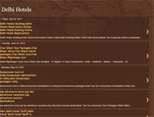 Tablet Screenshot of delhi-tourism-india-hotels.blogspot.com